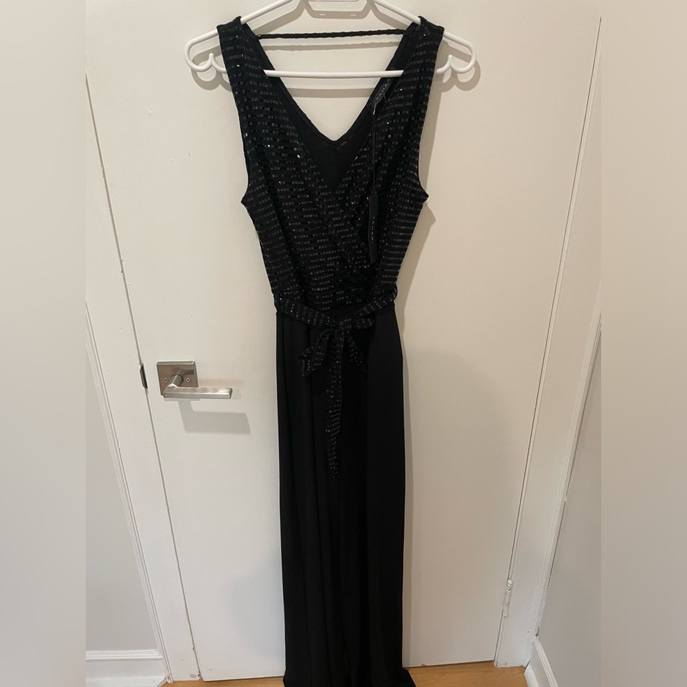 Tahari Black Romper